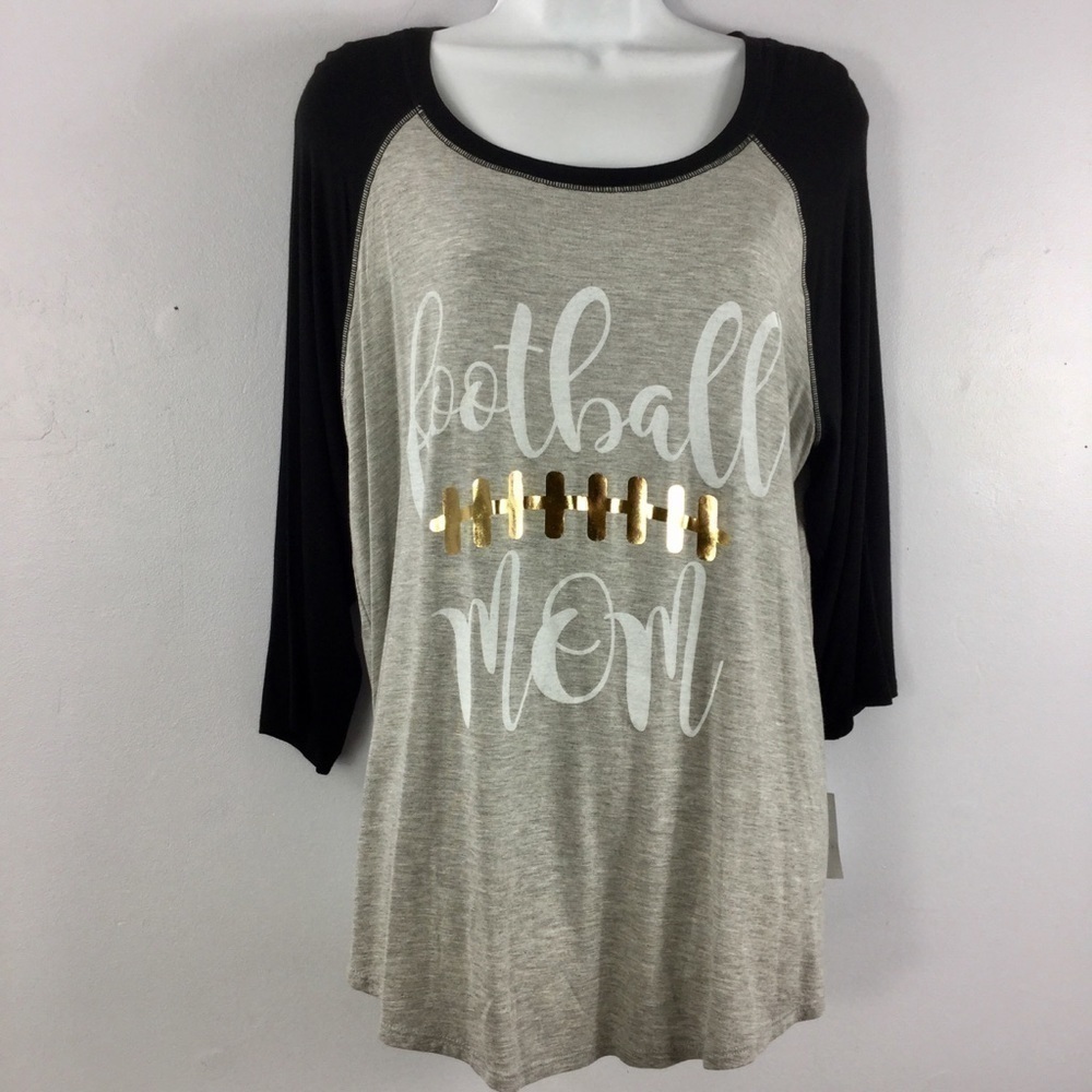 MOA MOA Long Sleeve Football Mom Tee